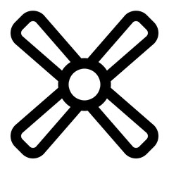 Obraz premium ceiling fan, fan, wind, electronic, appliance outline icon