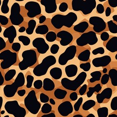 Obraz premium seamless pattern of black tiger stripes combined with white zebra stripes