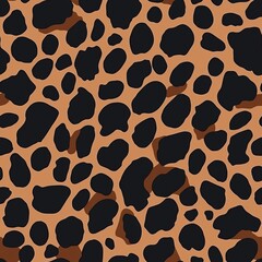 Fototapeta premium seamless pattern of black tiger stripes combined with white zebra stripes