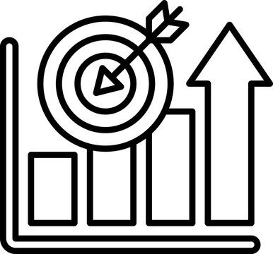 recommend clip art: Target analytics icon