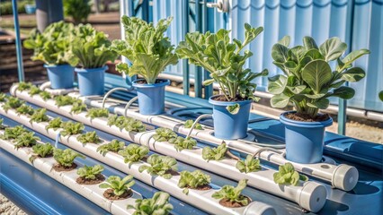 vegetables are grown using fertigation system