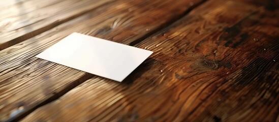 Fototapeta premium New Product text on a card on a wooden table Business idea. Copy space image. Place for adding text and design