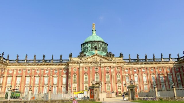 New Palace of Sanssouci park in Potsdam, Germany