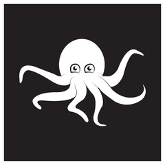 octopus icon vector illustration