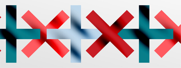 Obraz premium Colorful squares, lines minimal abstract background. Vector Illustration For Wallpaper, Banner, Background, Card, Book Illustration, landing page