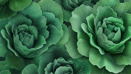 Obraz premium tangly fermented cabbage background