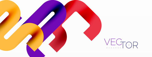 Wave lines minimal abstract background