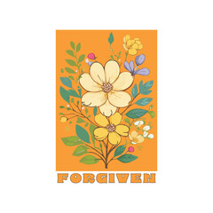 Bible Verse Design. Christian faith for print or use as poster, card, flyer or T Shirt