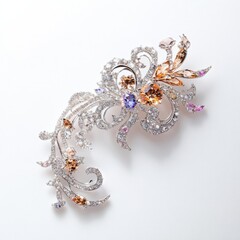 Fototapeta premium luxury gem brooch