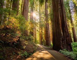Fototapeta premium path in the woods