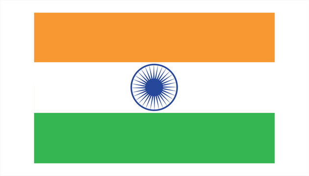 India flag vector illustration 
