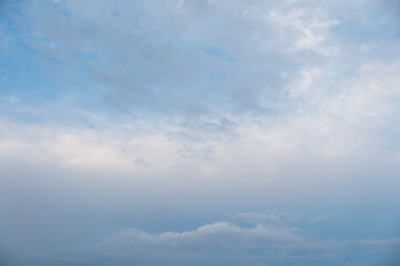 Obraz premium Clouds after rain in the sky as a background