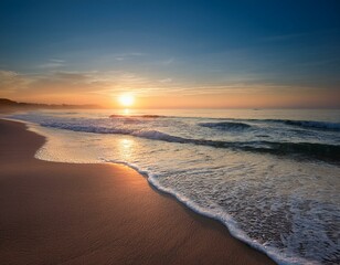 sunset at the beach