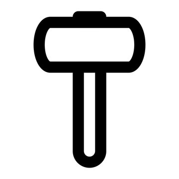 recommend clip art: mallet, hammer, gavel, tools, carpentry, repair outline icon