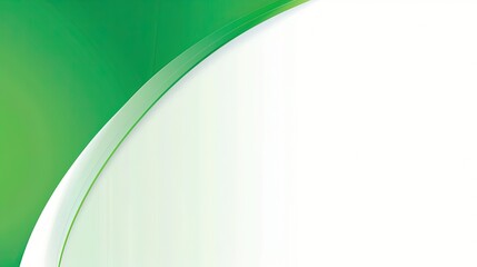 Medical vector background with green and white colors, curved shape for healthcare presentations