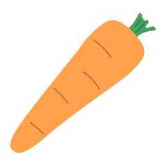 Carrot Icon Perfect for designs with groceries themes, such as vegetables, fruit, meat, and others