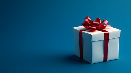 Obraz premium Christmas gift boxes collection, Christmas tape rope, on a blue background, banner for website.