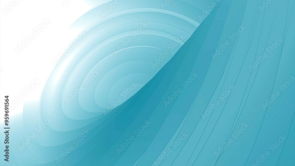 Canvas Prints abstract gradient swirl with spreading rings. design. beautiful bending surface.