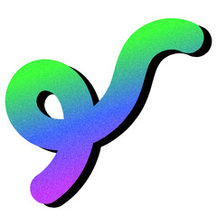 Vibrant Gradient Swirl - Abstract Colorful 3D Curve