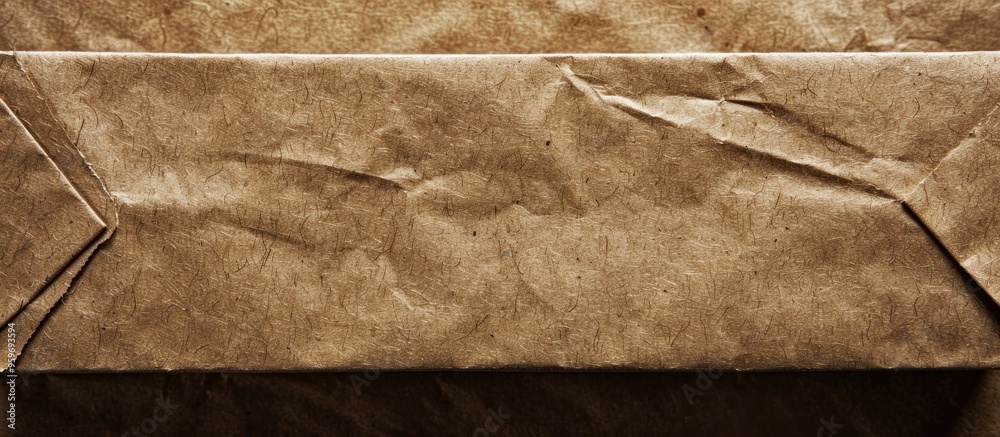 Leinwandbilder brown paper box texture background. with copy space image. place for adding text or design