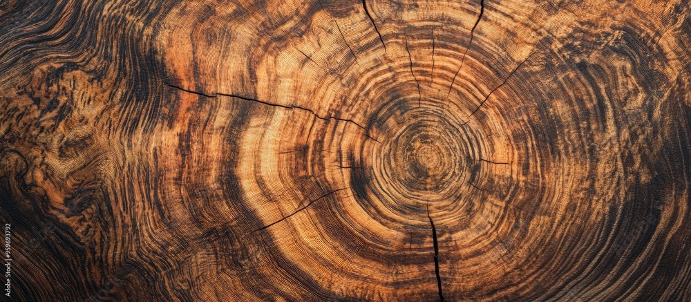 Aufkleber Patterns and textures of wood are unique. with copy space image. Place for adding text or design