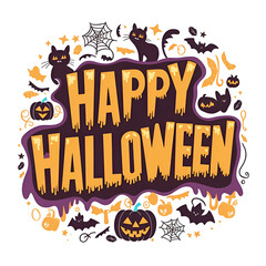Halloween t shirt design for Halloween day.Typography, illustration Halloween t shirt design.