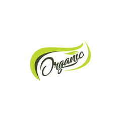 Obraz premium Organic Logo Vector. Leaf Nature Design