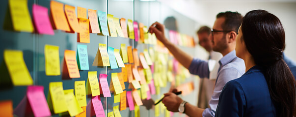 Team brainstorming session