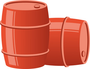 Oil Drum Illustration