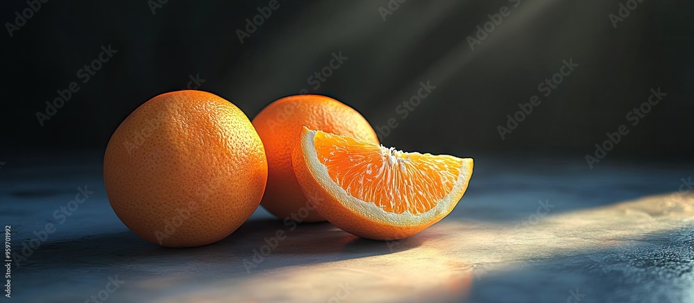 Leinwandbilder new oranges. with copy space image. Place for adding text or design
