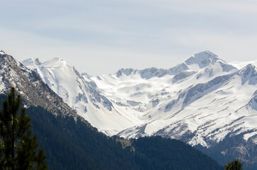 Fototapeta premium swiss mountains landscape