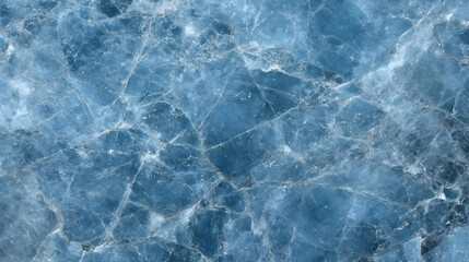 Fototapeta premium Blue Marble Texture Background Natural Stone Surface Pattern