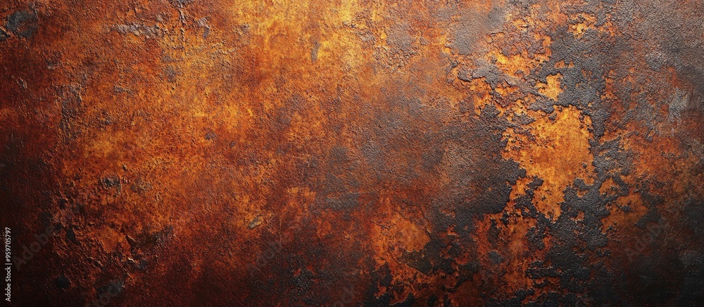 Aufkleber Abstract background featuring rusty metal Metal background. with copy space image. Place for adding text or design