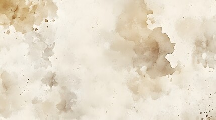 Fototapeta premium A soft, abstract watercolor background featuring warm, neutral tones and organic shapes, perfect for various design projects. 