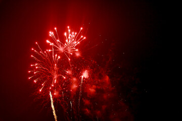 fireworks in the sky