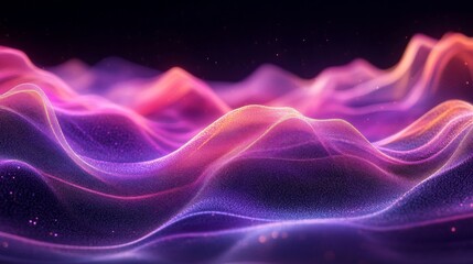 Obraz premium Abstract Digital Wave Background