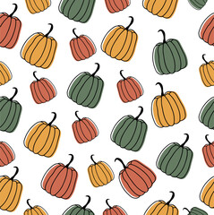 Pumkin Pattern Seamles