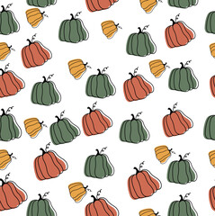 Pumkin Pattern Seamles