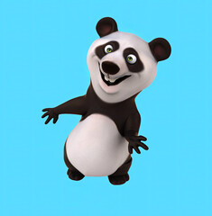 Fun 3D cartoon panda dancing © Julien Tromeur