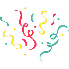 Obraz premium Colorful Confetti Celebration