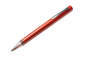 A vintage ballpoint pen with a unique and nostalgic look, isolated on white background