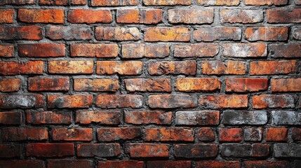 Obraz premium Red Brick Wall Texture
