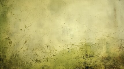 Abstract vintage textured background in green and yellow tones