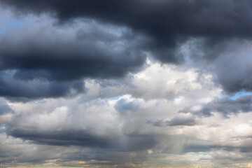 Obraz premium Thunderclouds. The sky before the rain. Clouds in the sky.