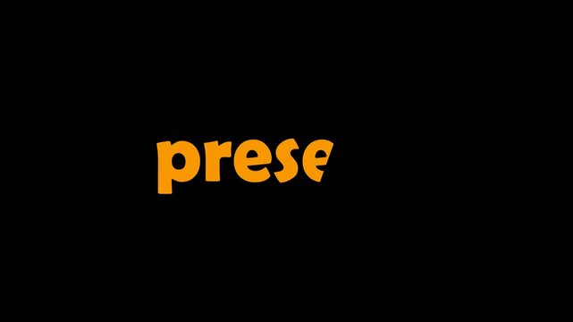 present opening animation