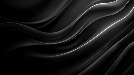 Fototapeta premium Dark Abstract Wavy Texture