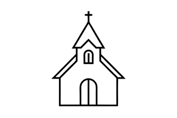 The Church is an icon, a logo on a white background