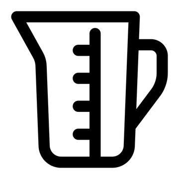 recommend clip art: measuring cup, cup, kitchen, utensils, tools outline icon