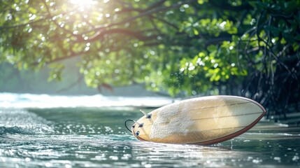 Surfboard outdoors surfing nature