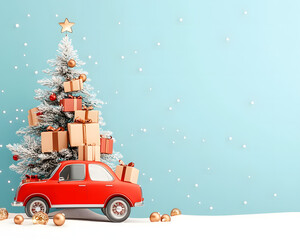 Black Friday Sale, winter festive background